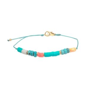 Bracelets Perles Rondelles Colorées | IKITA
