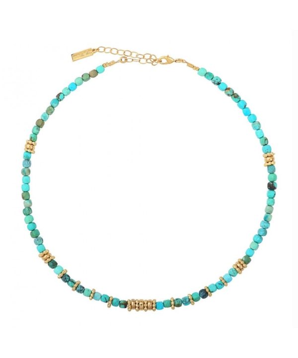 collier joy perles turquoise