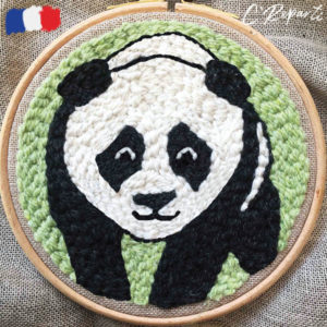 kit punch needle panda