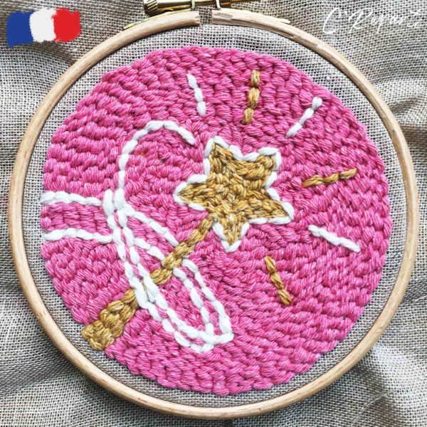 kit punch needle baguette magique fee 6a787aa6 4d46 4715 8bcc 8d60f14e53e6