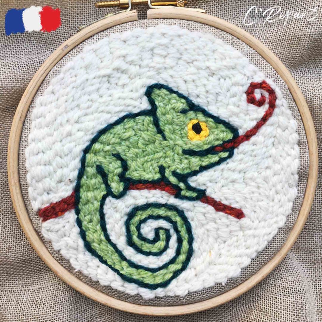 Kit Punch Needle 3 Motifs Mer C'Reparti