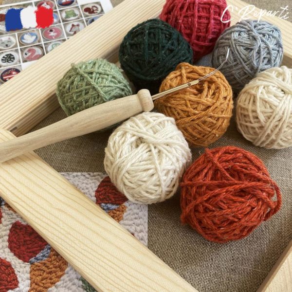 kit punch needle carre