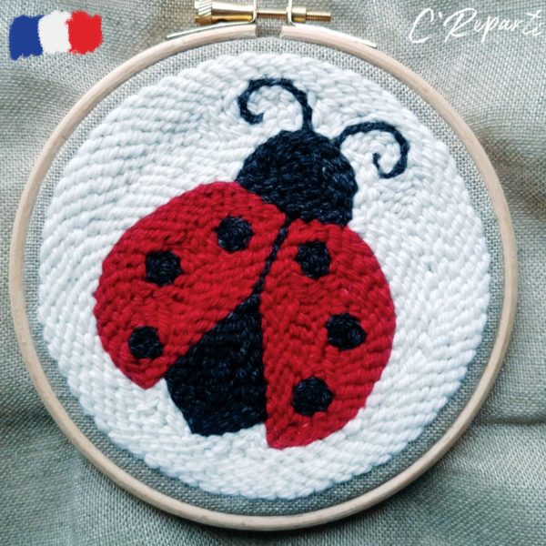 kit punch needle coccinelle
