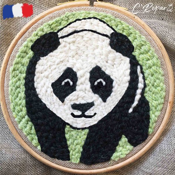 kit punch needle panda