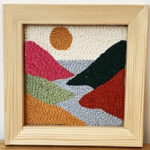 kit punch needle paysage