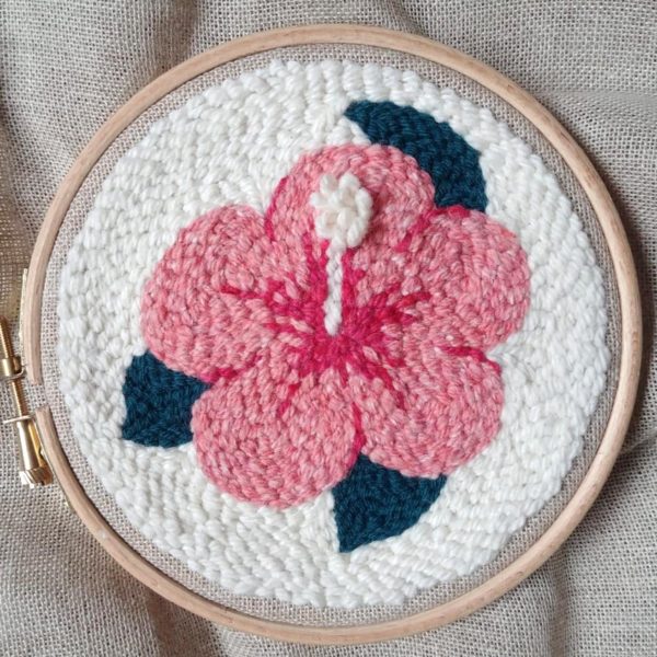 kitpunchneedlehibiscusc repartipistilblanc
