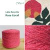 laine recyclee rose corail