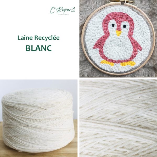 cone laine blanche france