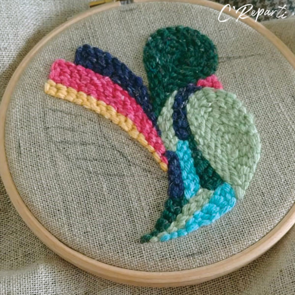 Toile Punch Needle Fabriquée En France