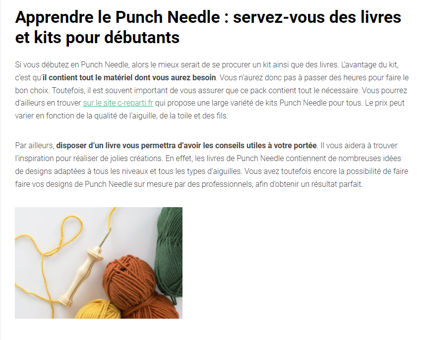 article punch needle c reparti evangeline lilly
