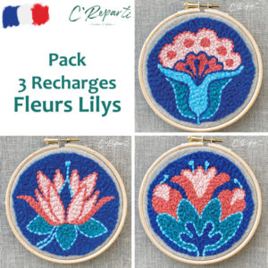 pack 3 recharges fleurs Lilys
