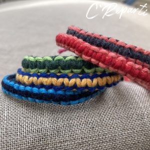 kit 5 bracelets macrames mixtes