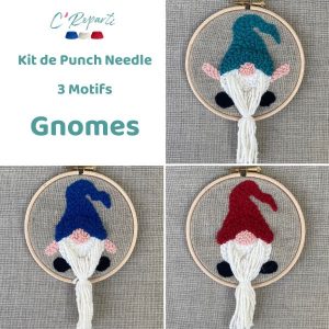 kit punch needle gnomes