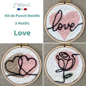 kit punch needle love
