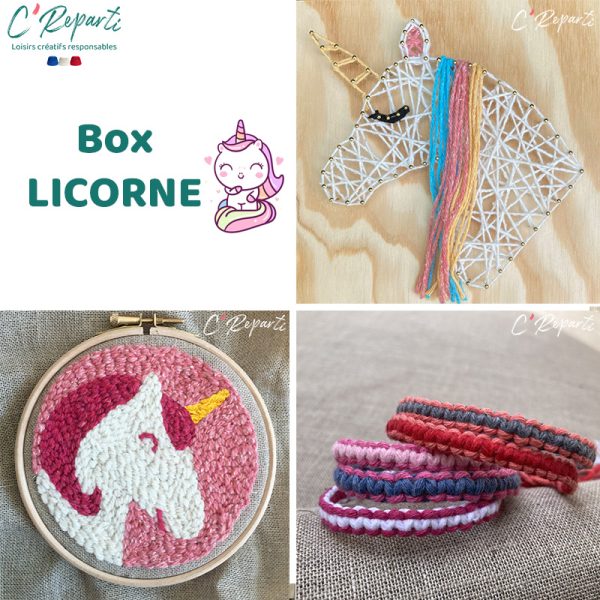 box licorne loisirs créatifs