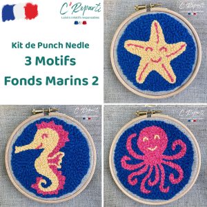 kit punch needle fonds marins 2