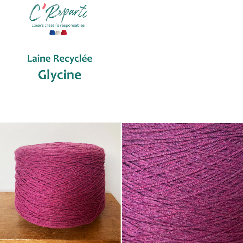 laine recyclee glycine