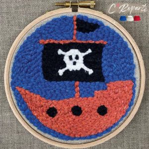 kit punch needle bateau pirate