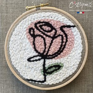 rose punch needle 1