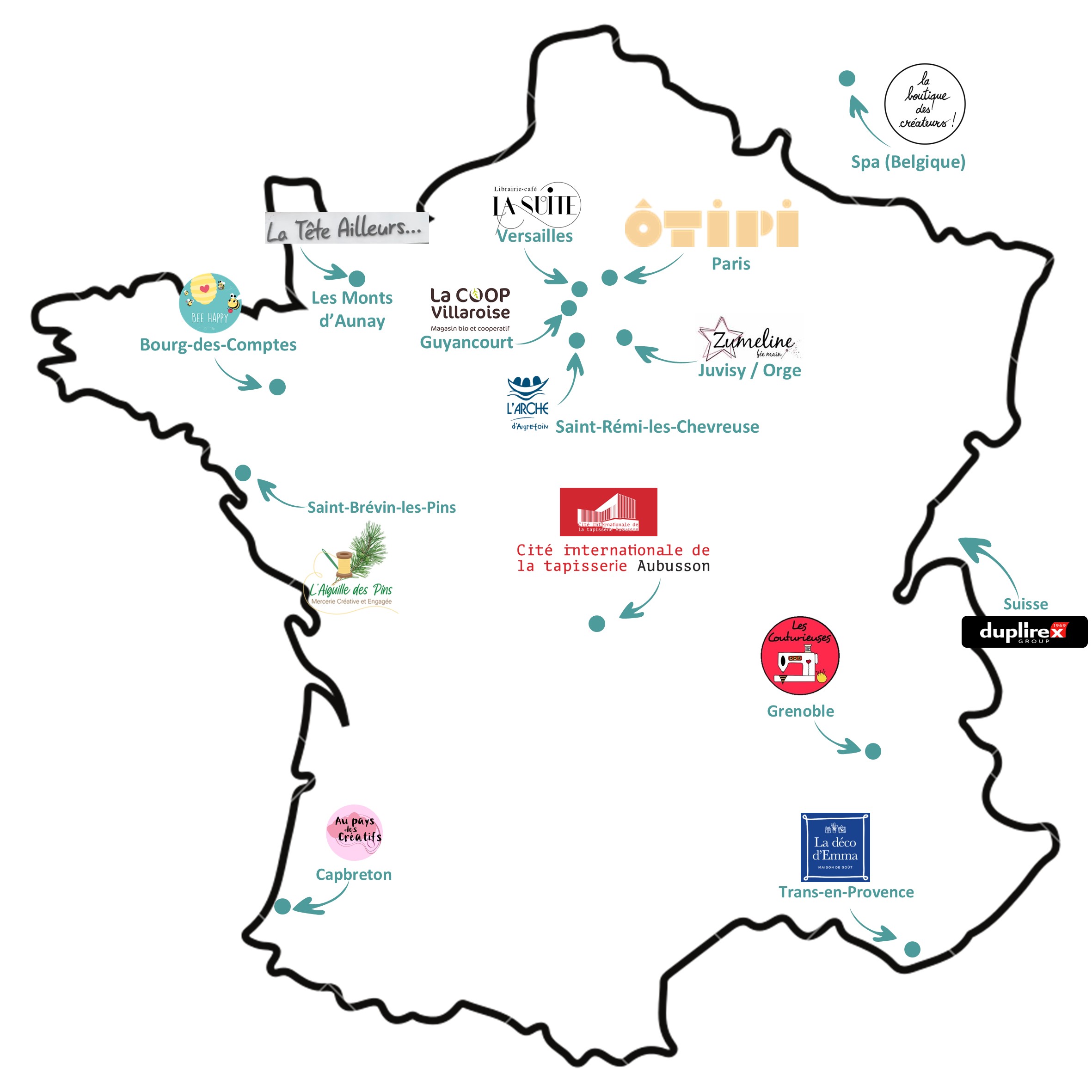 carte revendeurs partenaires C reparti