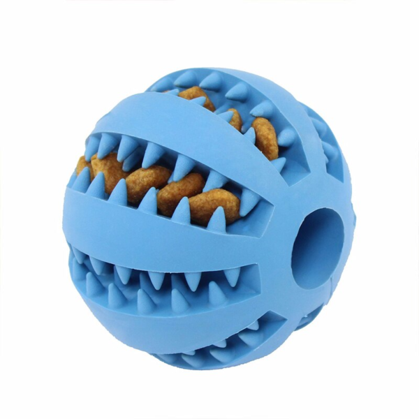 Chewbud blue -dog food dispenser ball