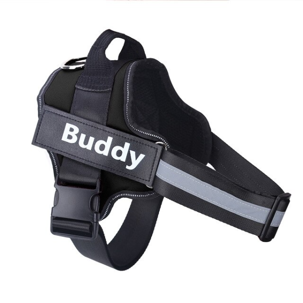 Dog Harness Personalized color Black