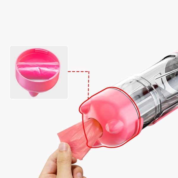 pink water bottle for pets