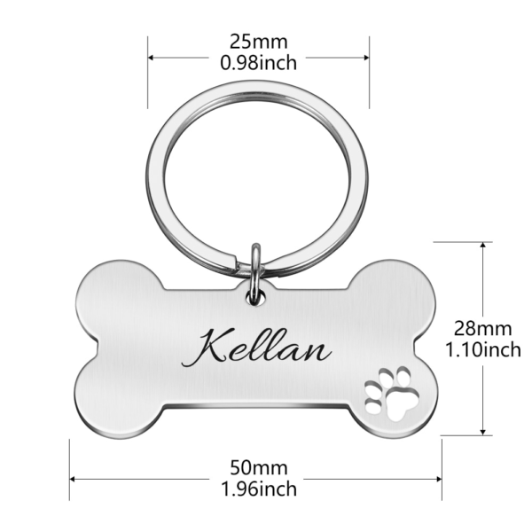 customizable ID tag for dog