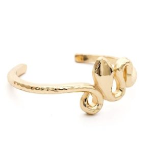 14k Gold Snake Bracelet 1