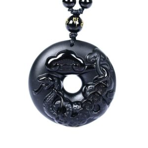 Black Obsidian Necklace 1