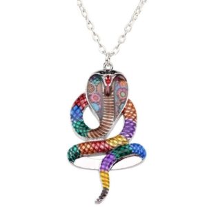Colored Snake Necklace 1