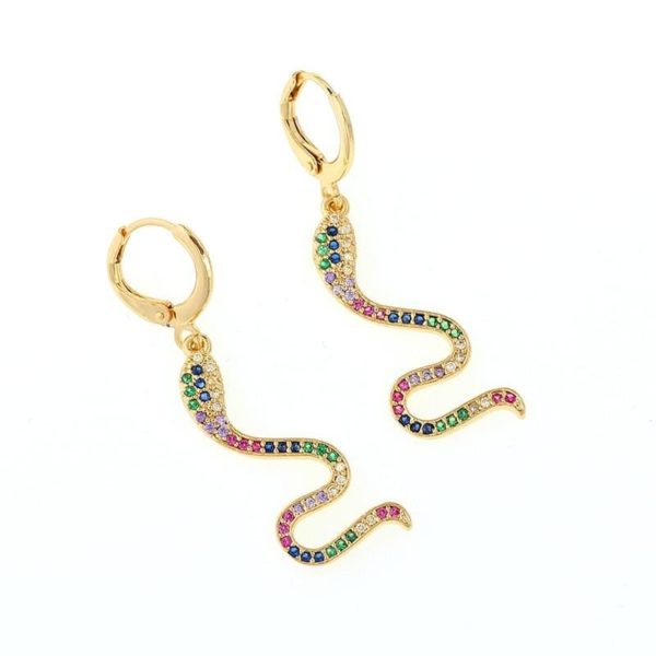 Colorful Snake Earrings 1