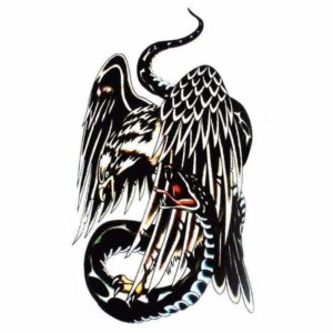 Eagle and Snake Tattoo 1