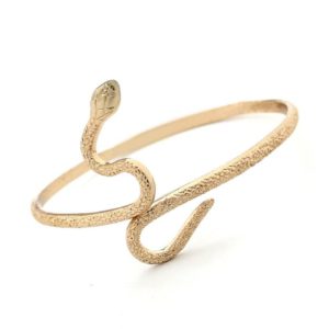 egyptian snake steel bracelet