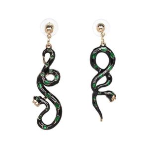 Green Snake Earrings 1