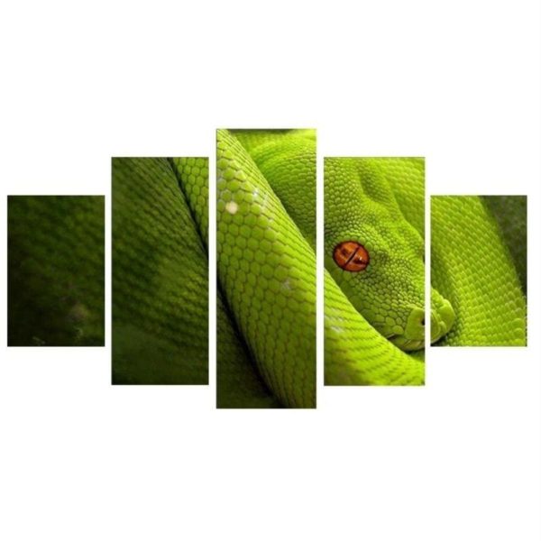 Green Snake Painting