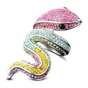 Multicolor Snake Ring 1
