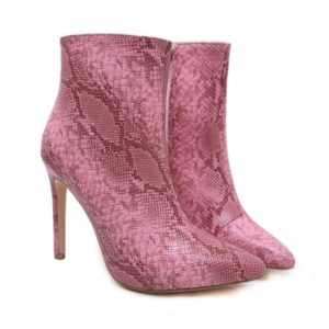 Pink Snake Boots 1