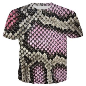 pink snakeskin t-shirt