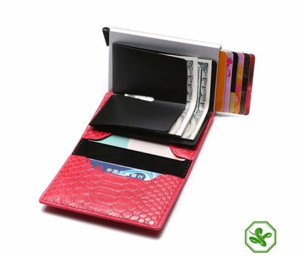 RFID Protection Wallet Red