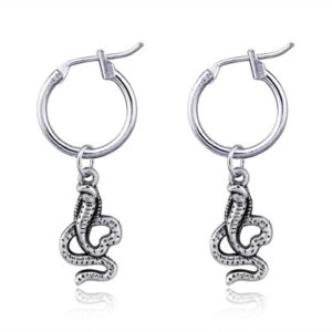 cobra snake earrings