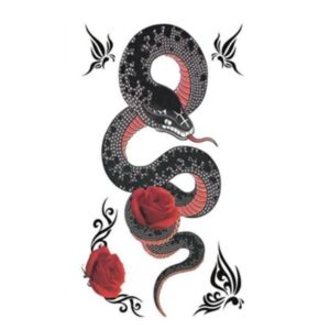 Snake Flower Tattoo 1