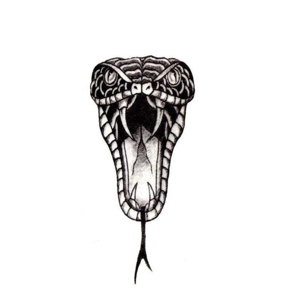 Snake Head Tattoo 1