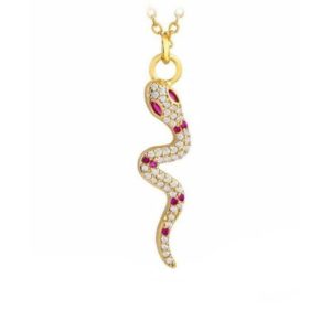 Snake Necklace Diamond 1