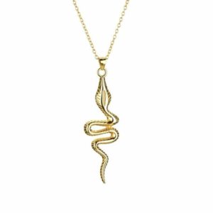 Snake Necklace Gold Plated