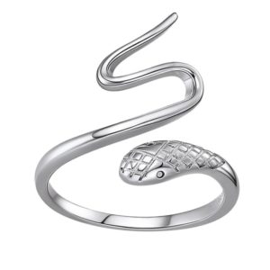 Women’s Snake Ring Silver 1