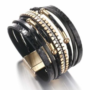 black snakeskin bracelet