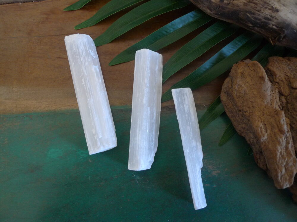 bâton selenite murure cristaux