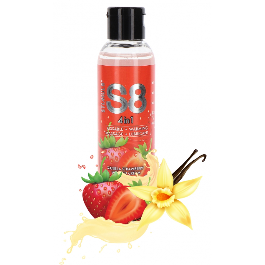 4en1 lubrifiant fraise vanille