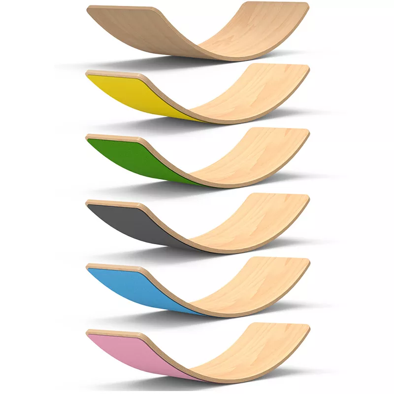 Planche d'équilibre Montessori en bois